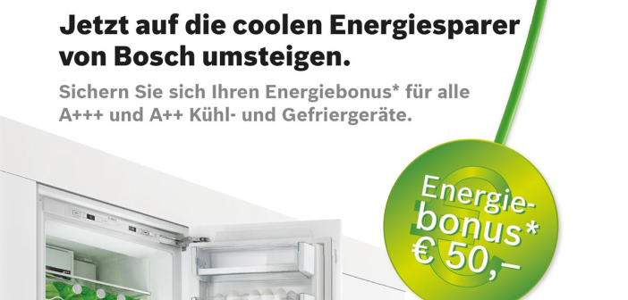 Bosch Energiebonus bis 31.08.2015
