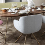 Tisch Fusca und Stuhl Bolbo © Rosenthal